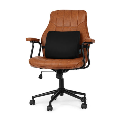 MOBILO Firm© Lumbar Pillow for Office, Car, and Travel - 100% Memory Foam Lumbar Support Pillow with Breathable Fabric